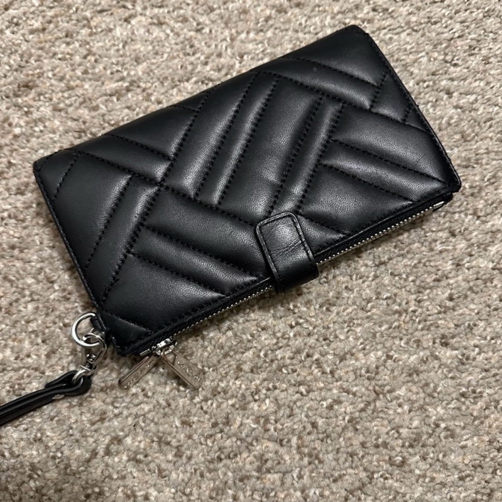 Michael Kors Black Quilted Wristlet - Picture 2 of 3